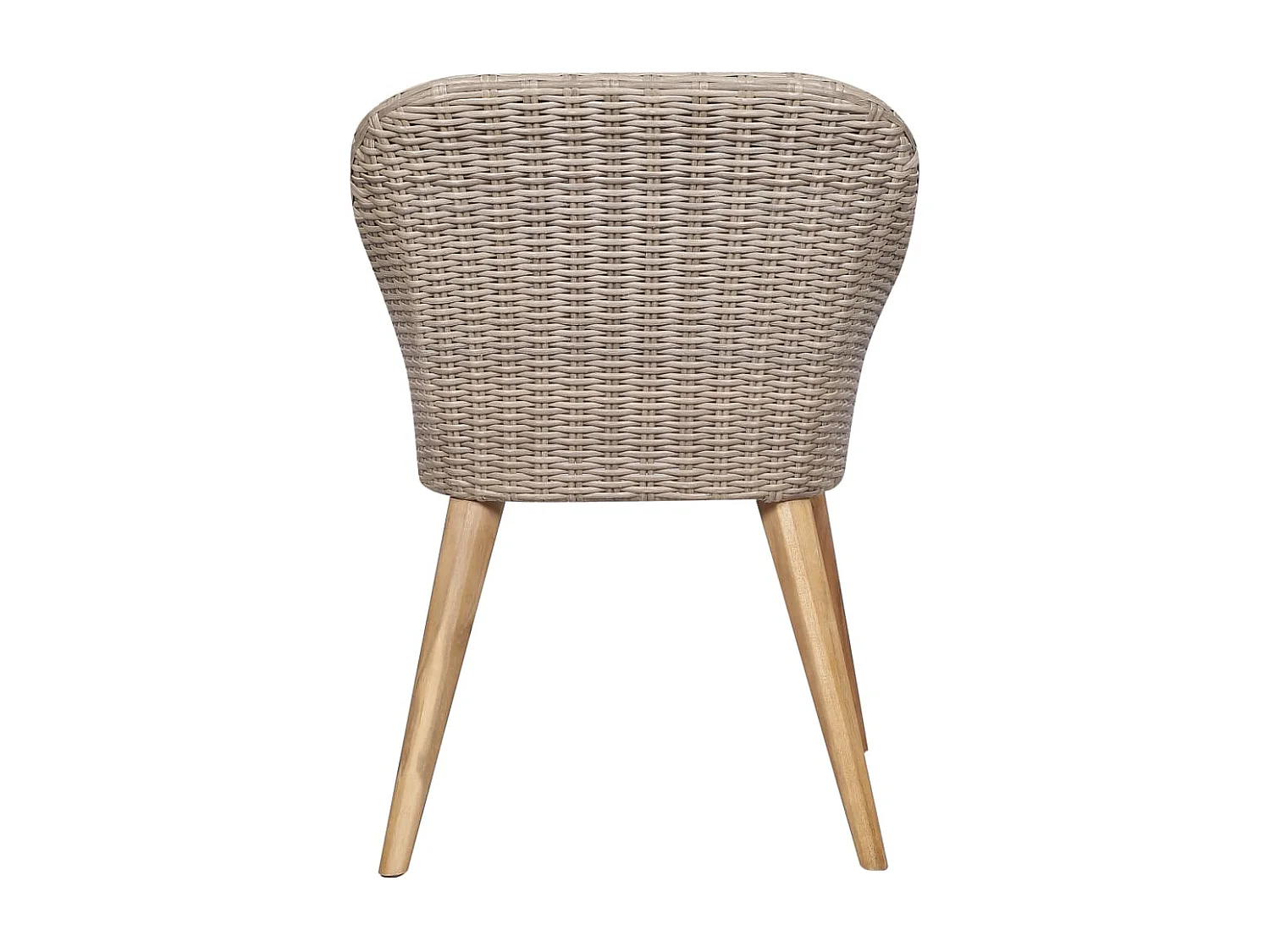 Garden Furniture -  Ensemble à manger de jardin 7 pcs Résine tressée Marron