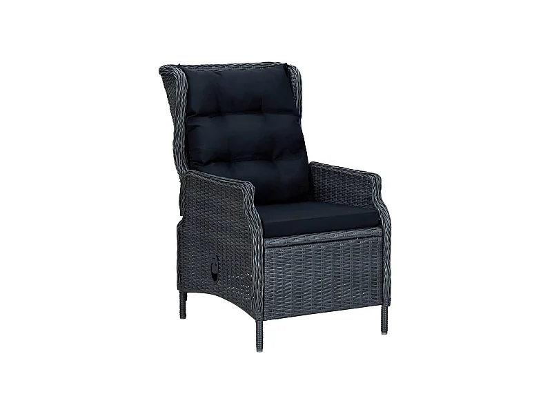 Jarek  Ensemble à manger d'extérieur 9 pcs et coussins résine tressée