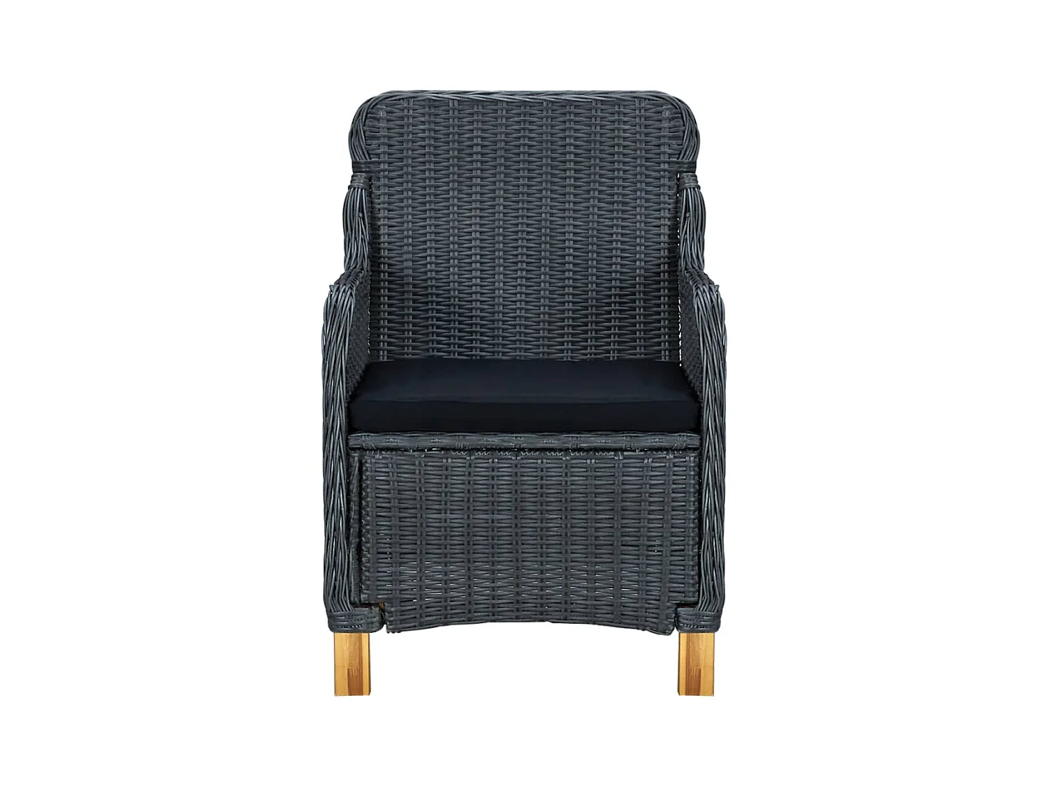 Horsham  Ensemble à manger d'extérieur 9 pcs et coussins résine tressée