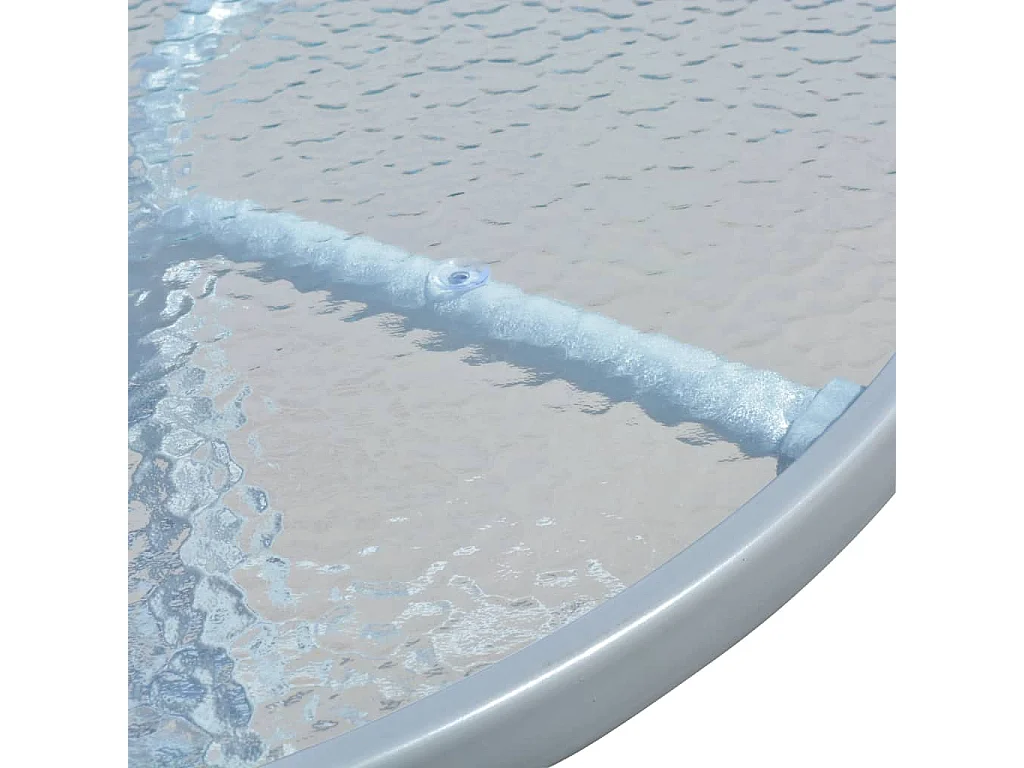 Garden Furniture -  Ensemble à manger d'extérieur 5 pcs Acier Noir