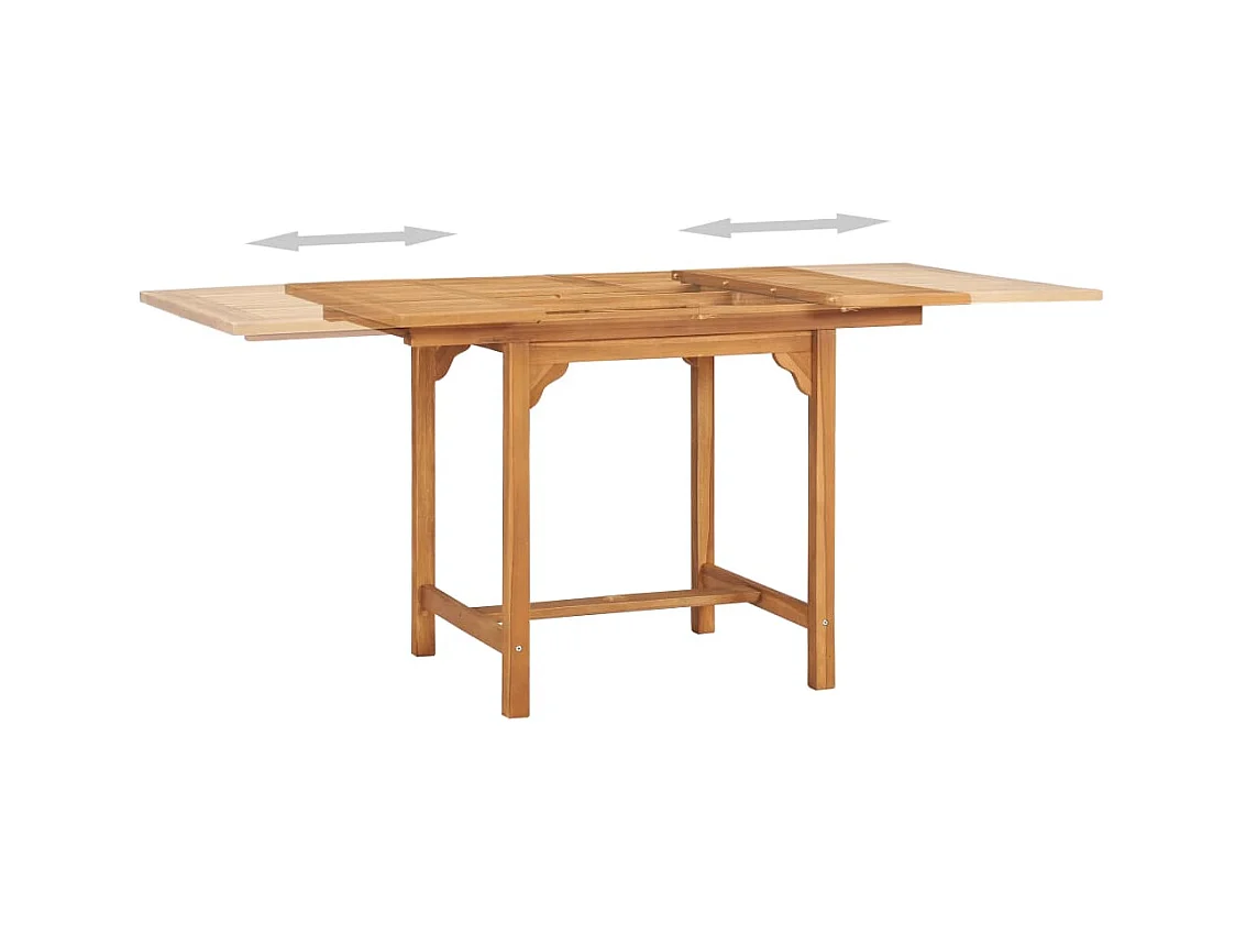 Jacques-Sébastien  Ensemble à manger de jardin 5 pcs Bois de teck massif