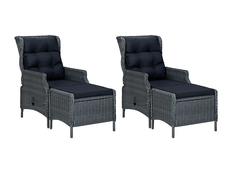 Chakib  Ensemble à manger de jardin 7 pcs Gris foncé