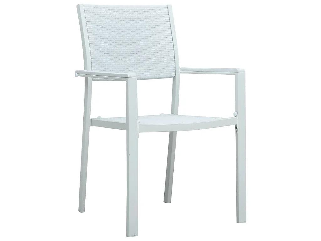 Vejby  Ensemble à manger de jardin 9 pcs Blanc