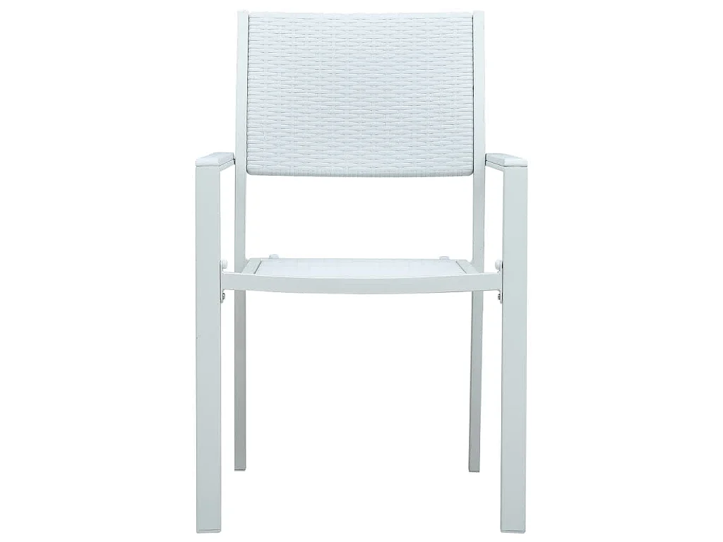Vejby  Ensemble à manger de jardin 9 pcs Blanc