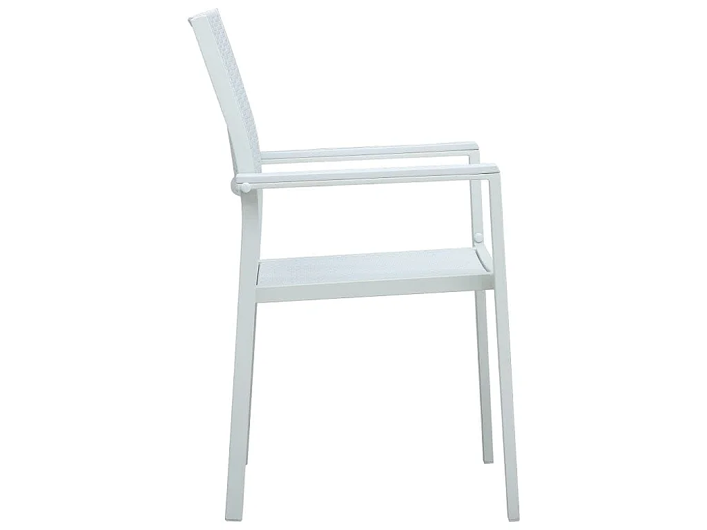 Vejby  Ensemble à manger de jardin 9 pcs Blanc
