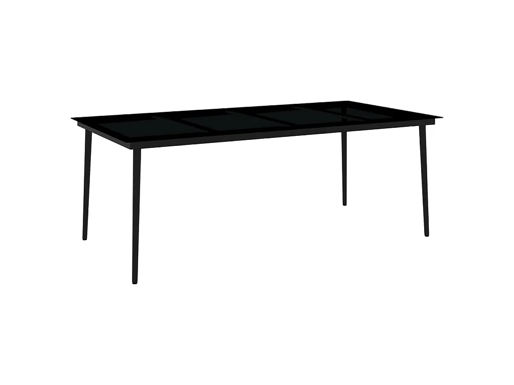 Vejby  Ensemble à manger de jardin 9 pcs Blanc
