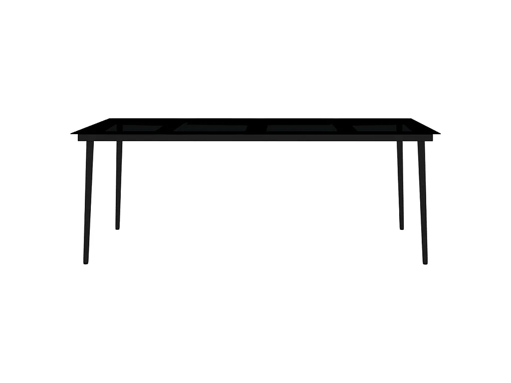 Vejby  Ensemble à manger de jardin 9 pcs Blanc