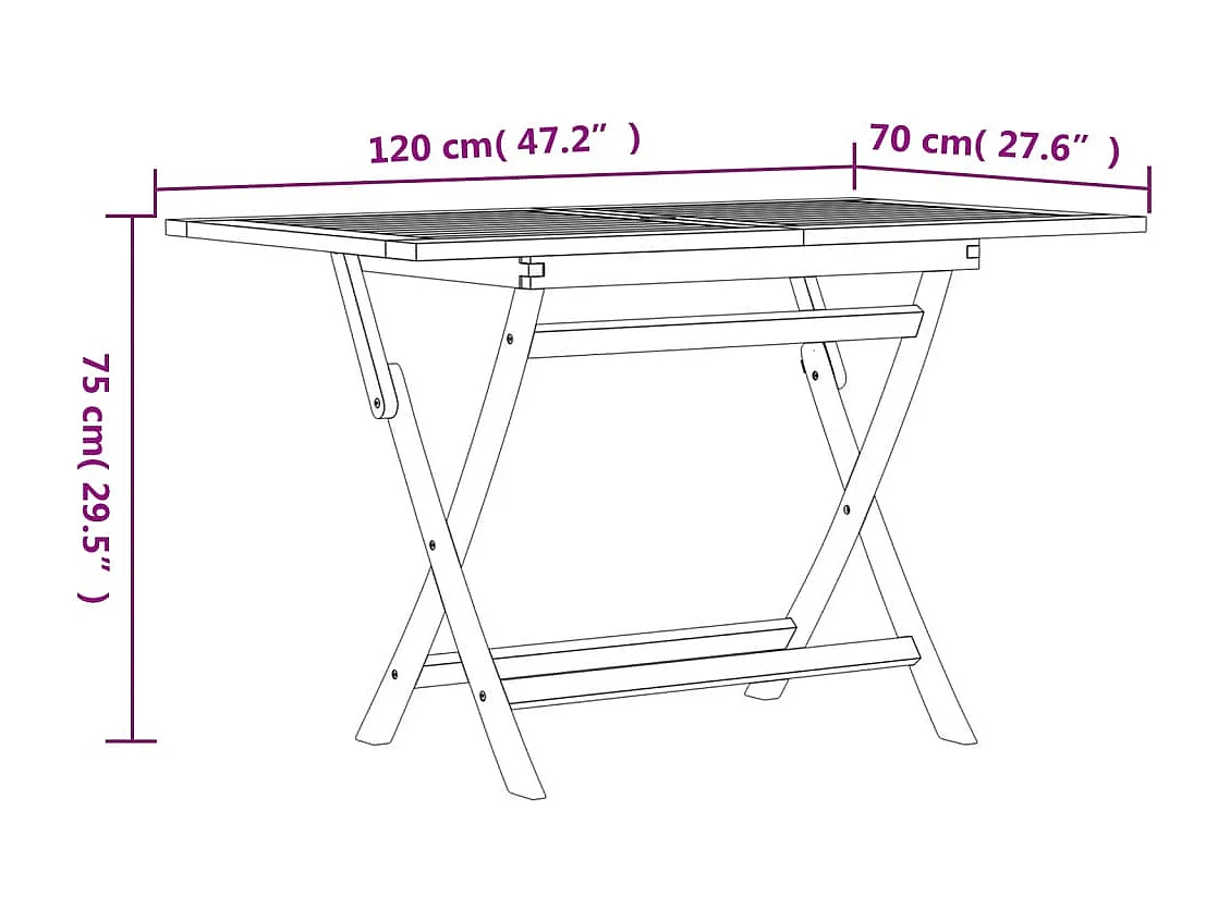 Zeki  Ensemble à manger de jardin 7 pcs Bois de teck solide