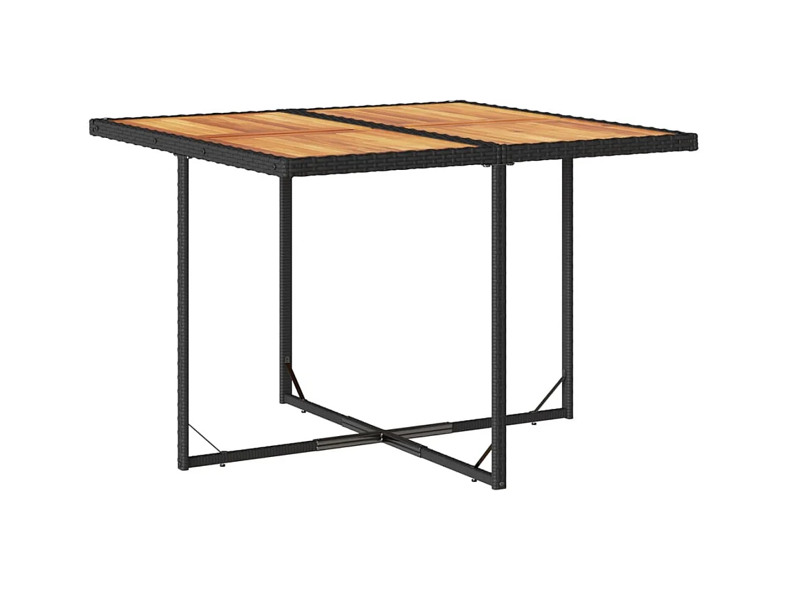 Bonno  9-delige Tuinset poly rattan zwart