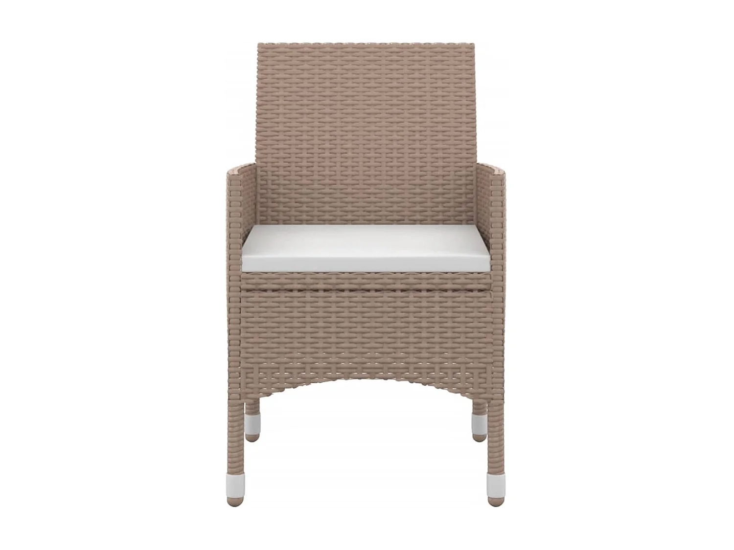 Prolenta Premium -  Ensemble à manger de jardin coussins 5 pcs Résine tressée Verre