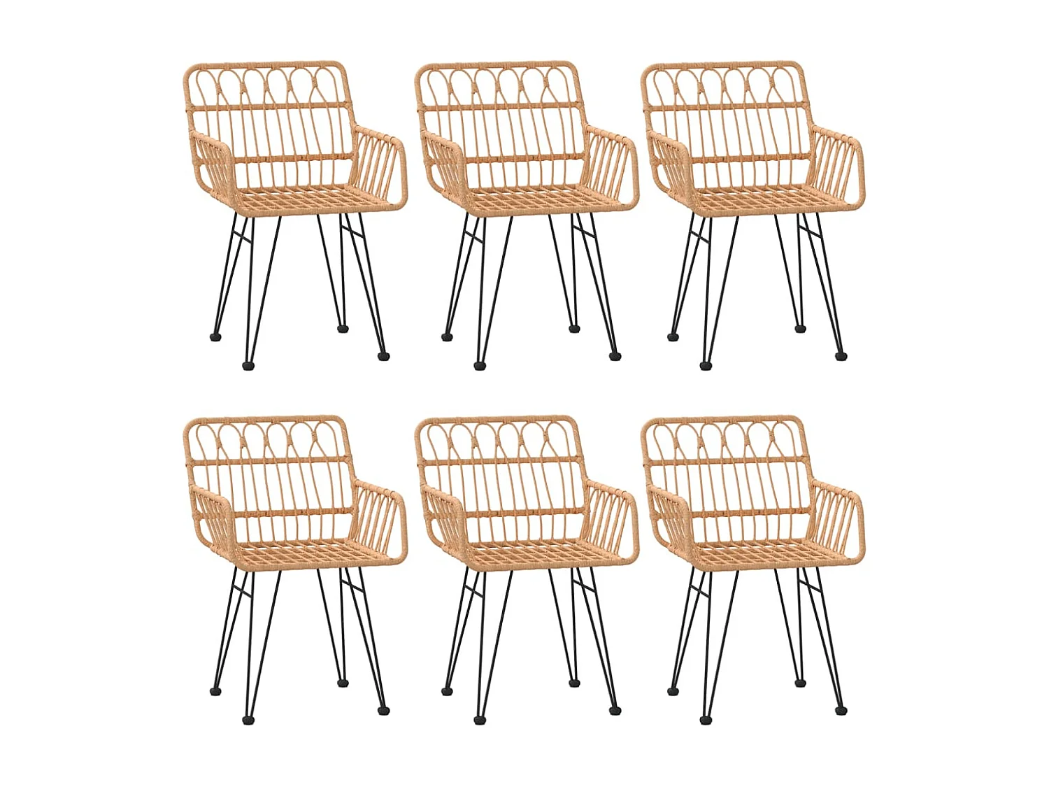 Francisca  7-delige Tuinset poly rattan