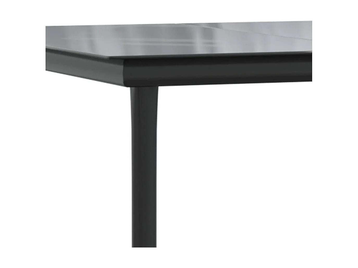 Nolira  Ensemble à manger de jardin coussins 5pcs Noir Résine tressée