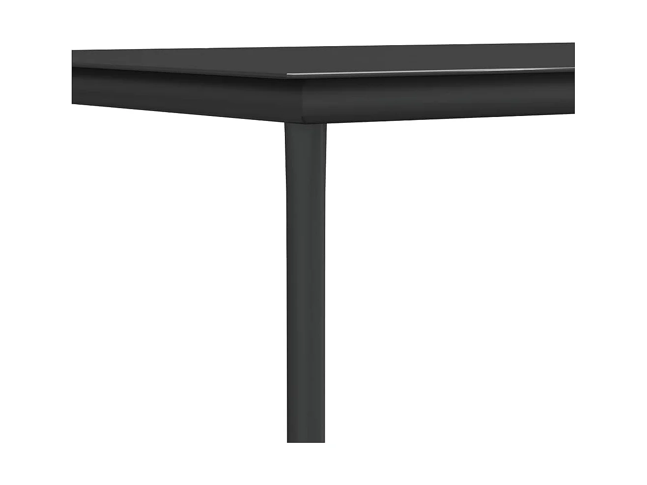 Tholen  Ensemble à manger de jardin 7 pcs coussins résine tressée acier