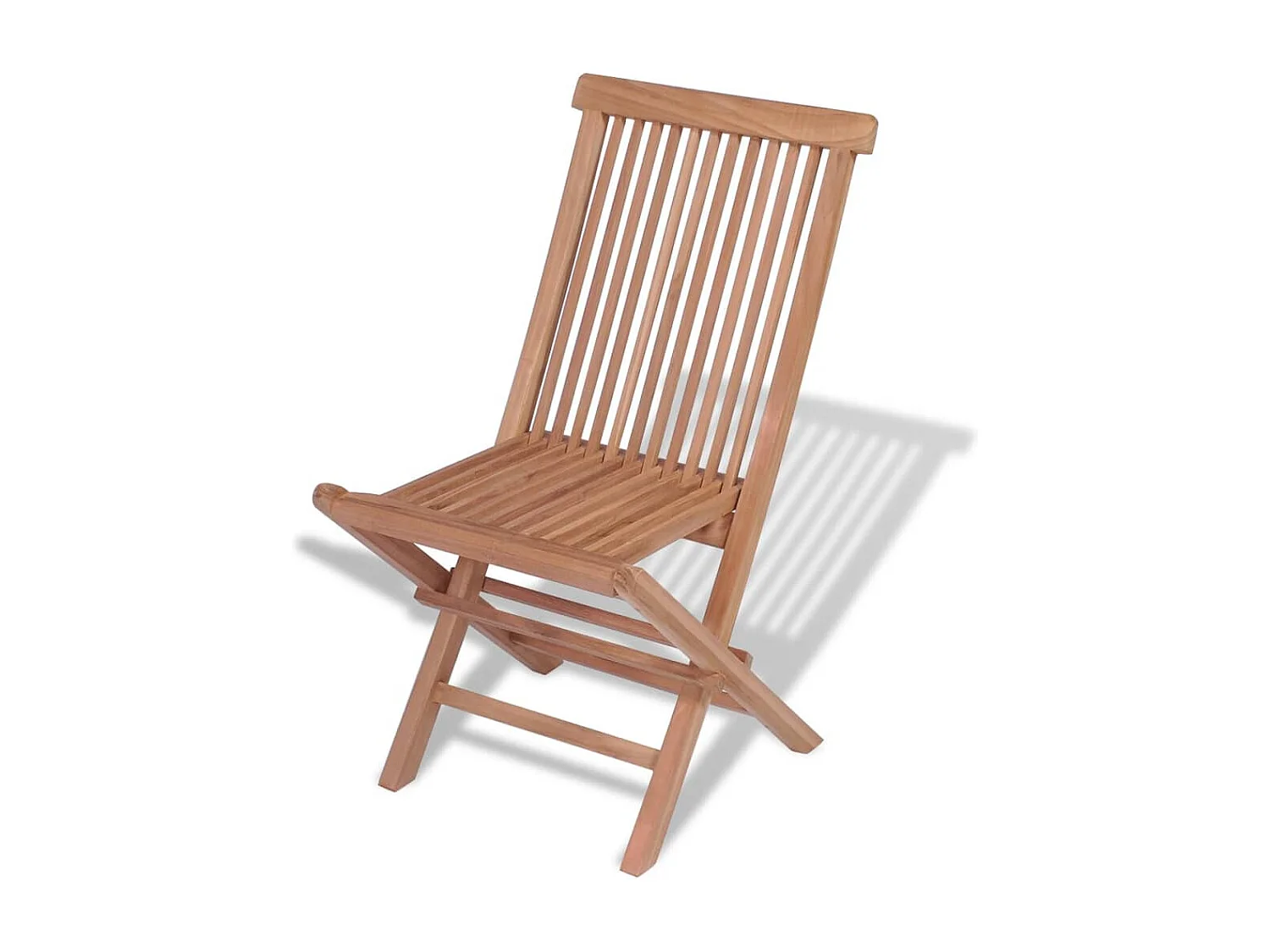 Garden Furniture -  Ensemble à manger d'extérieur 11 pcs et chaises pliables Teck