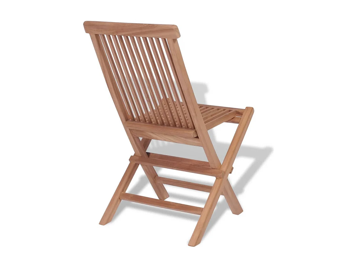 Garden Furniture -  Ensemble à manger d'extérieur 11 pcs et chaises pliables Teck