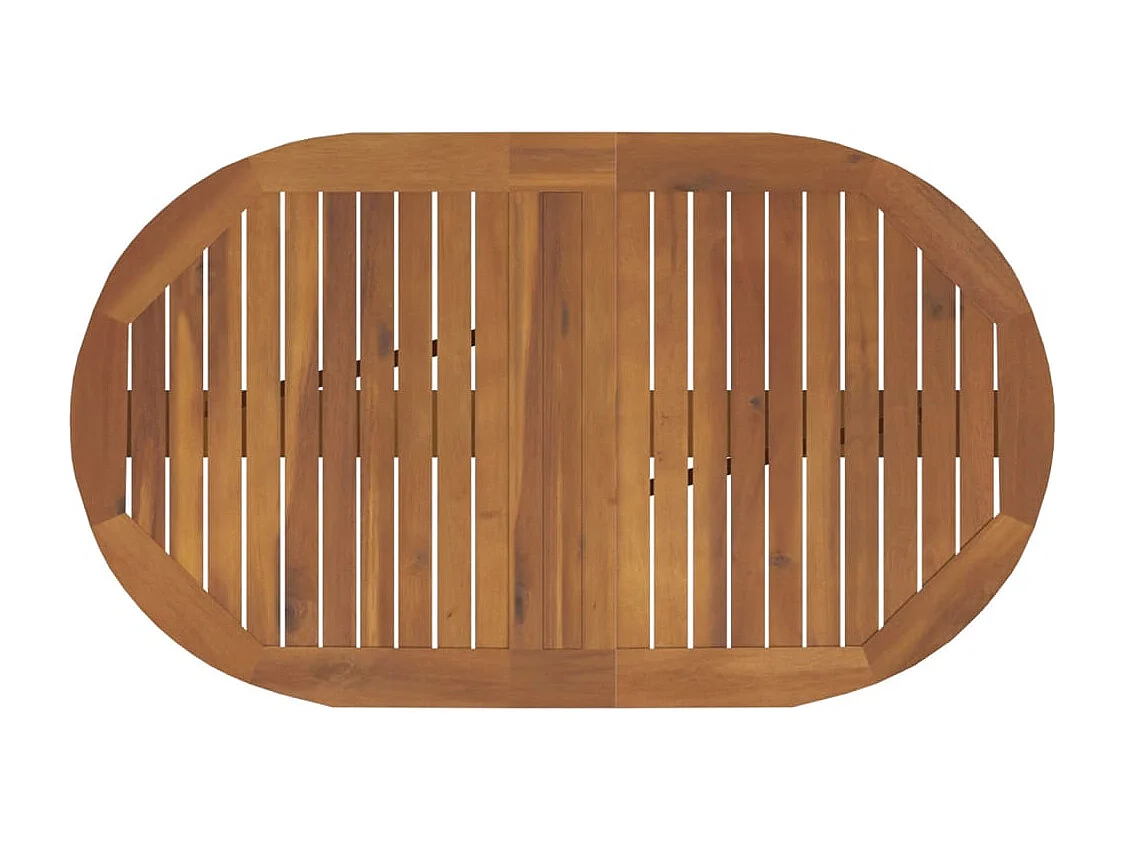 Garden Furniture -  Ensemble à manger d'extérieur pliable 5pcs Bois d'acacia solide