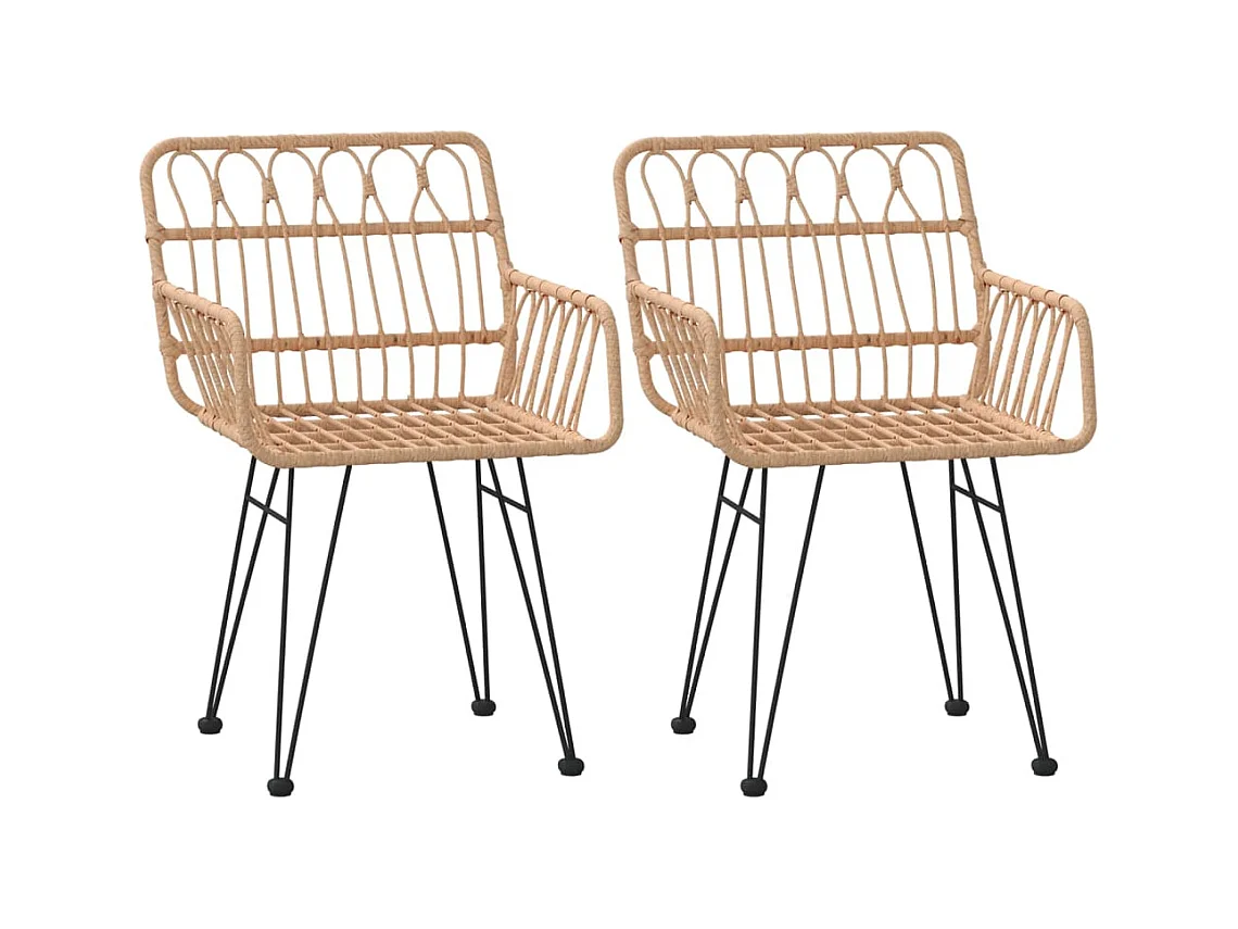 Ranua  3-delige Tuinset poly rattan