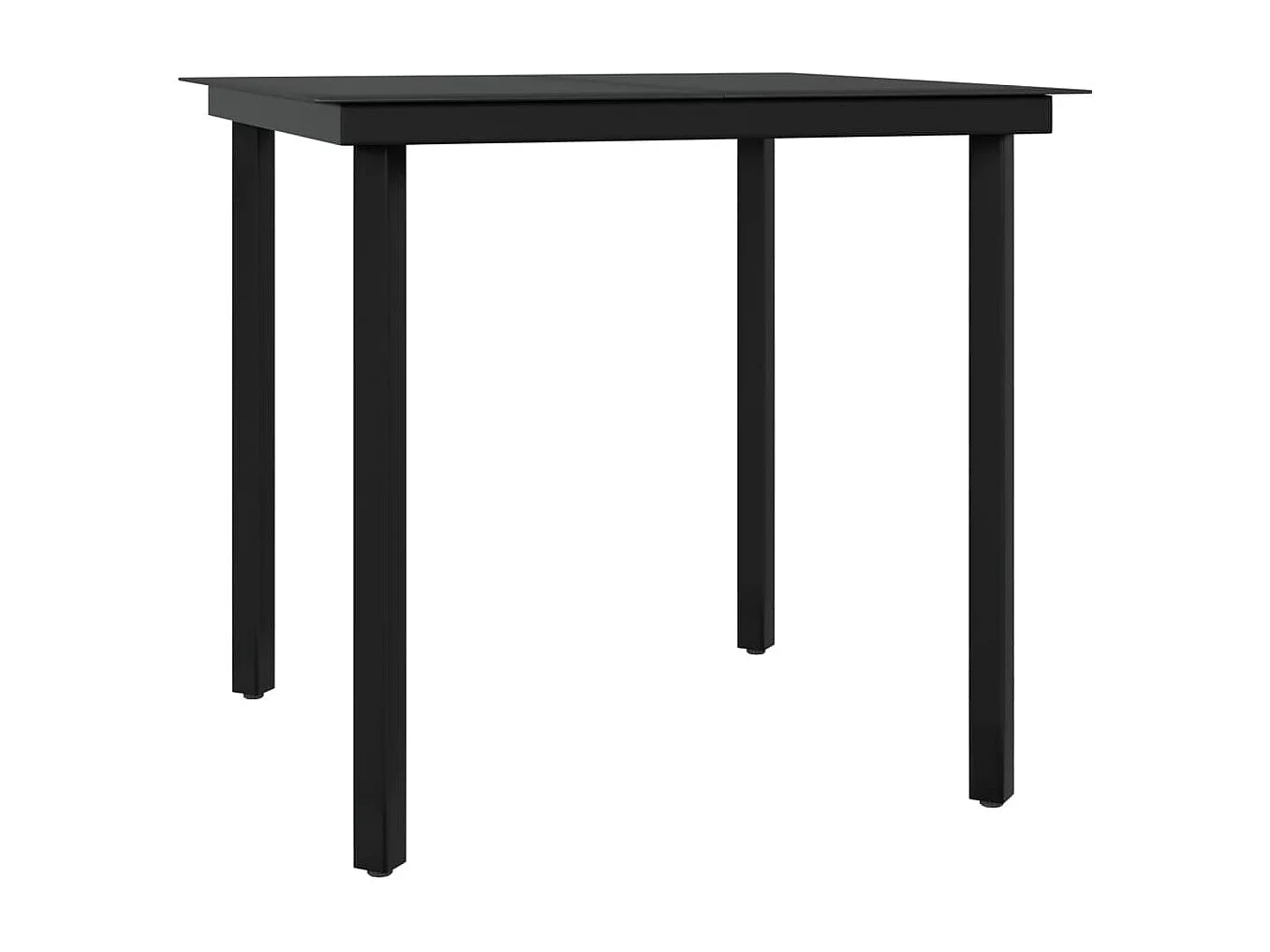 Union  3-delige Tuinset met kussens grijs en zwart