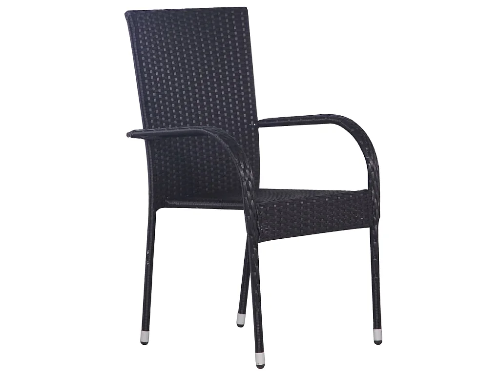 Baldwin  7-delige Tuinset poly rattan zwart