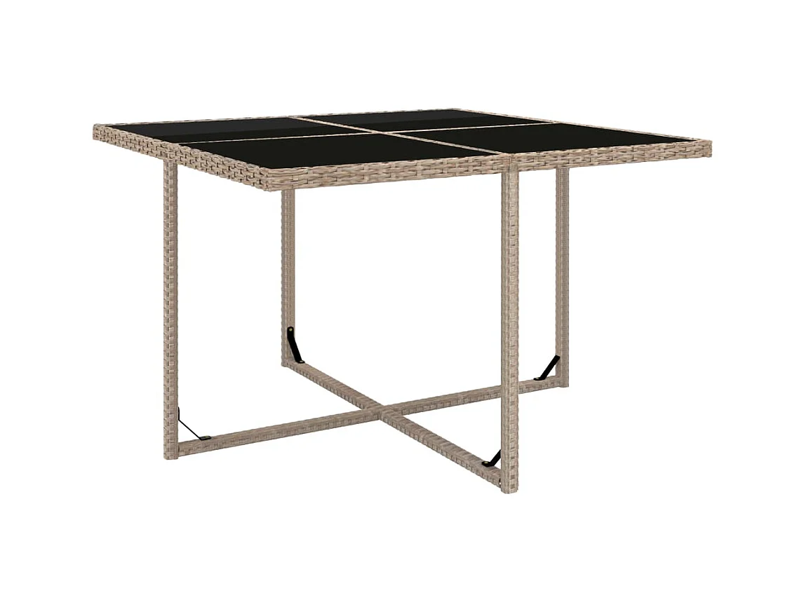 Tobias Alan  5-delige Tuinset met kussens poly rattan beige