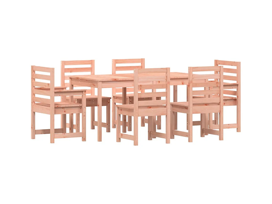 Janne Elise  7-delige Tuinset massief douglashout