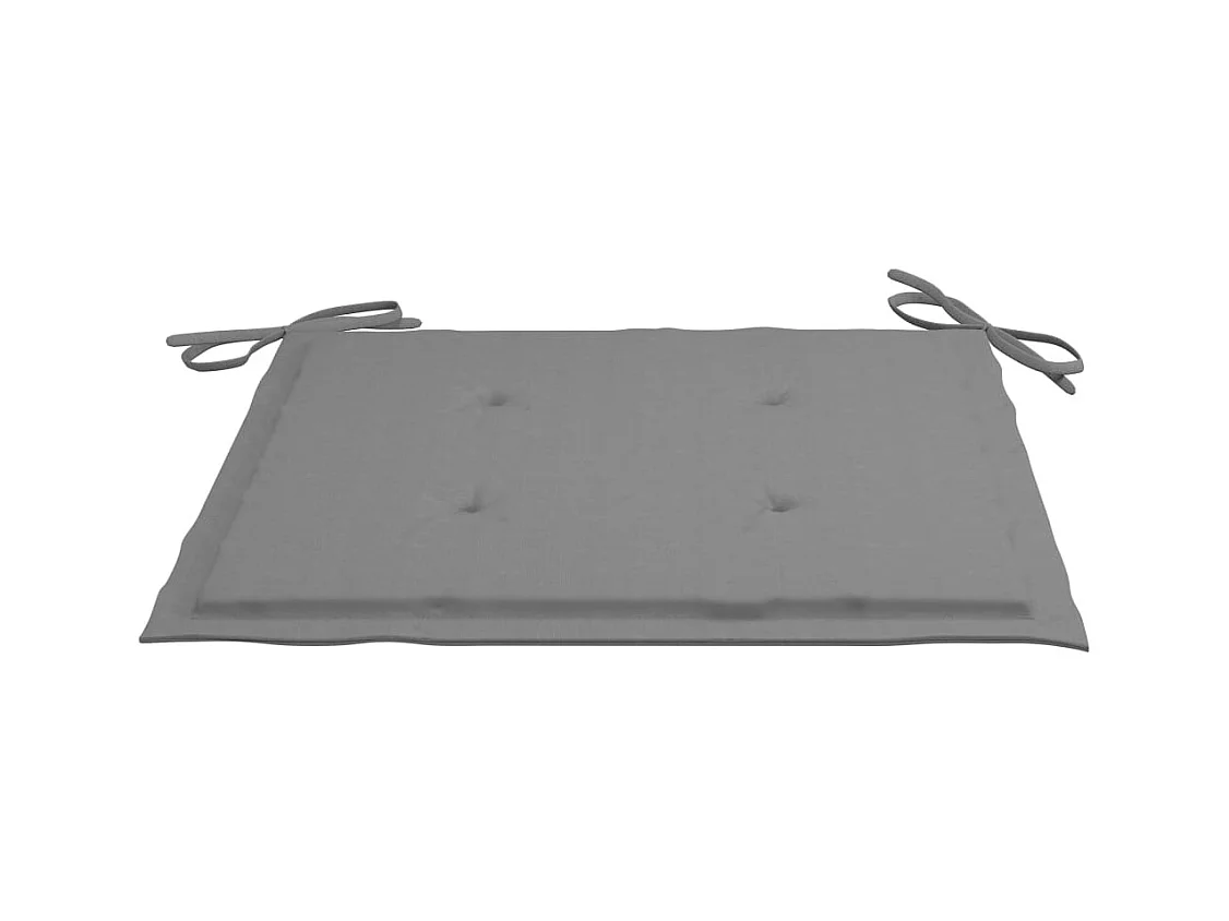 Danaë  Ensemble à manger d'extérieur pliable avec coussin 3 pcs Teck