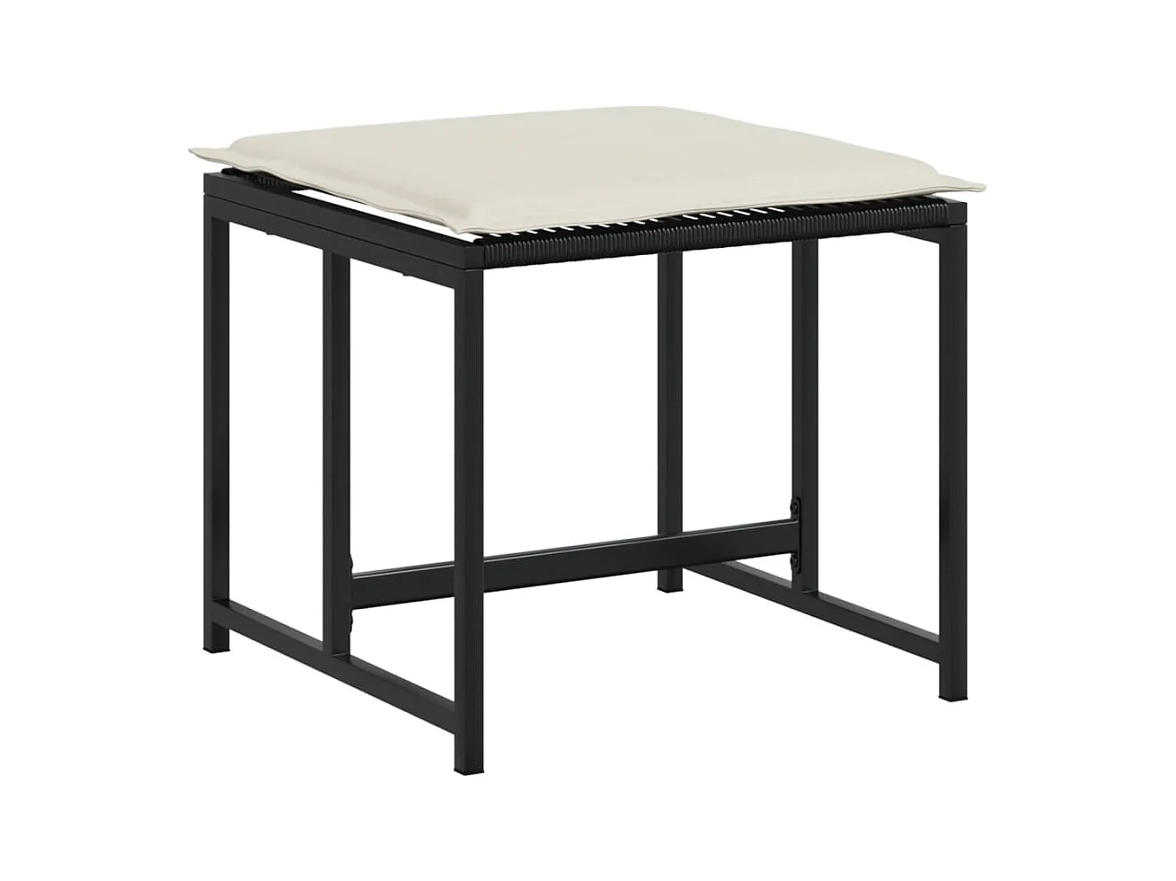 Isalora  15-delige Tuinset met kussens poly rattan zwart