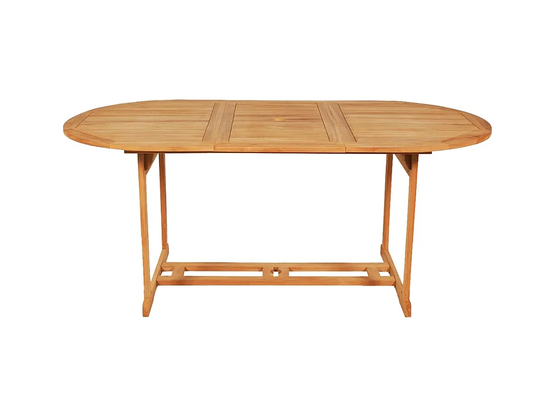 Beauregard  Ensemble à manger de jardin 9 pcs Bois de teck massif