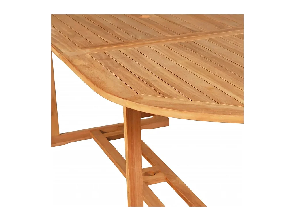 Beauregard  Ensemble à manger de jardin 9 pcs Bois de teck massif