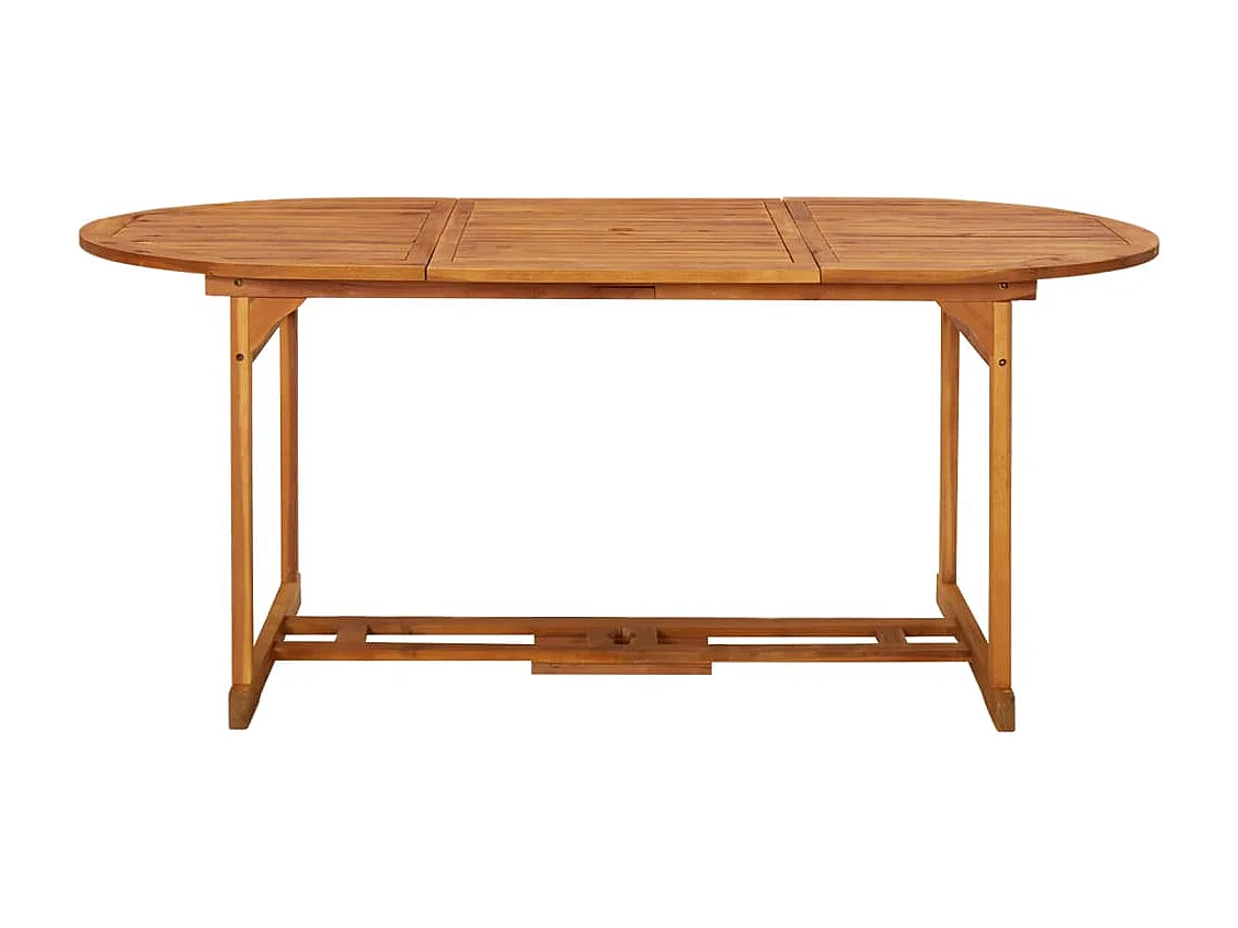 Sint-Gillis-Waas  Ensemble à manger de jardin 7 pcs bois massif d'acacia