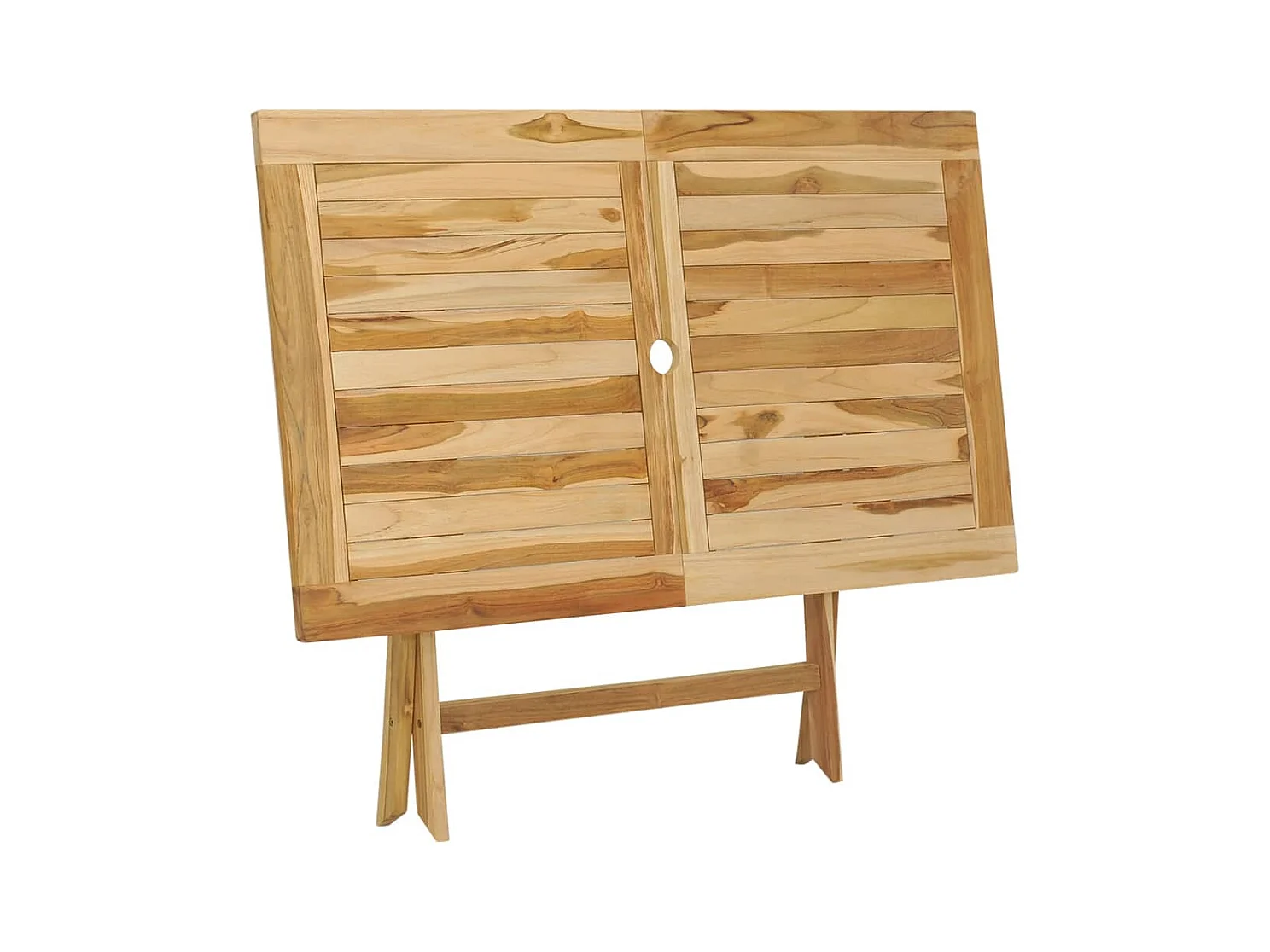 Garden Furniture -  Ensemble à manger d'extérieur 5pcs Bois solide de teck