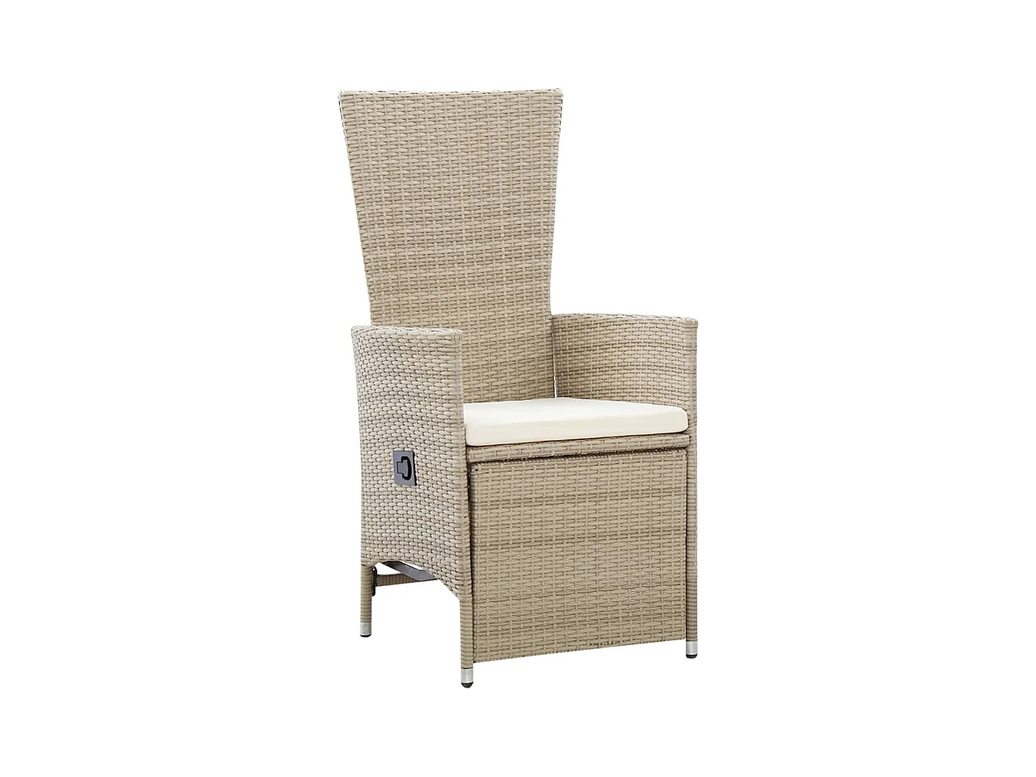 Central Point  Ensemble à manger de jardin avec coussins 9 pcs Beige