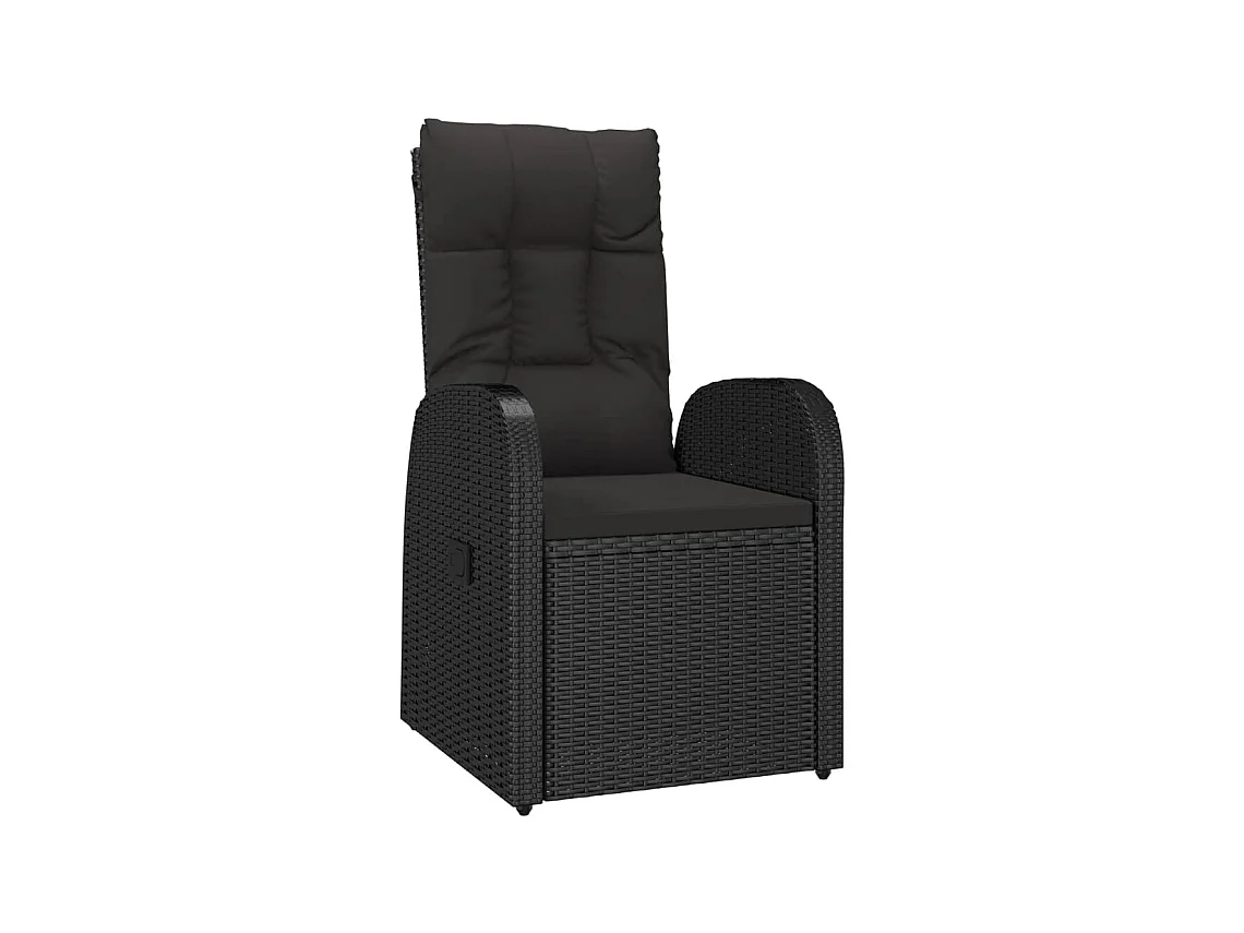 Arvild  9-delige Tuinset poly rattan zwart