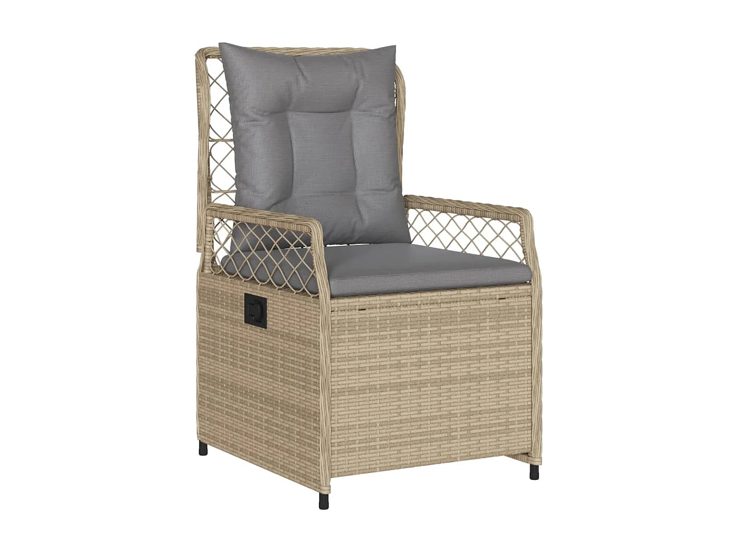 Garden Furniture -  5-delige Tuinset met kussens poly rattan beige