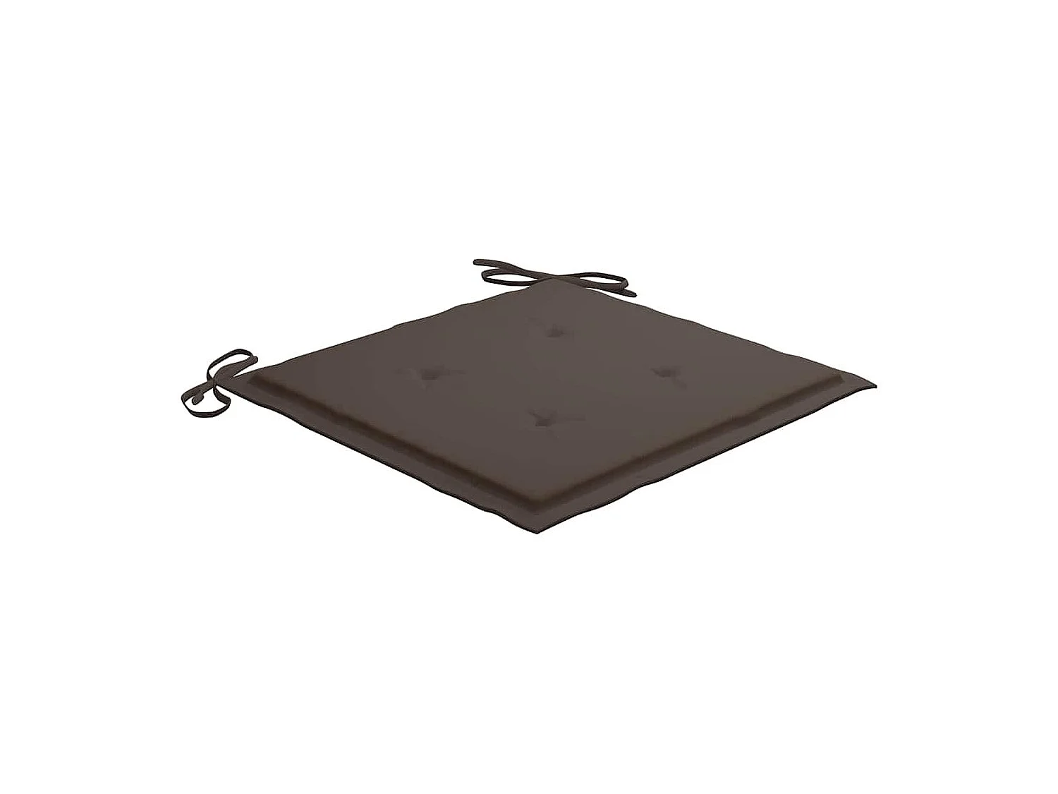 Danaë  Ensemble à manger d'extérieur pliable avec coussin 3 pcs Teck