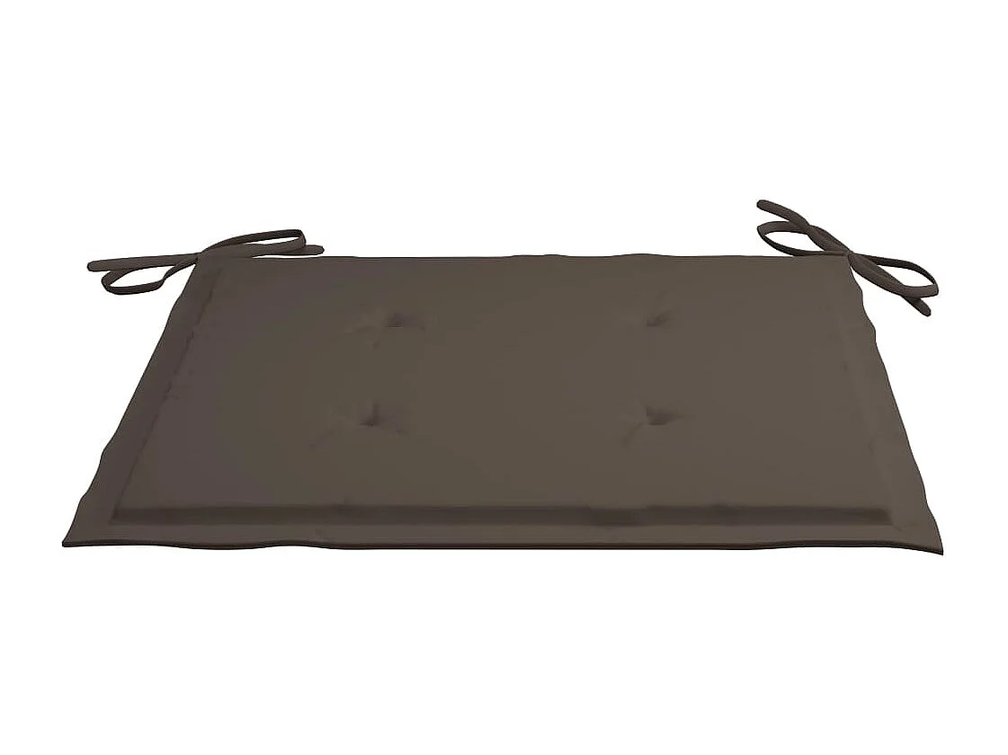 Danaë  Ensemble à manger d'extérieur pliable avec coussin 3 pcs Teck