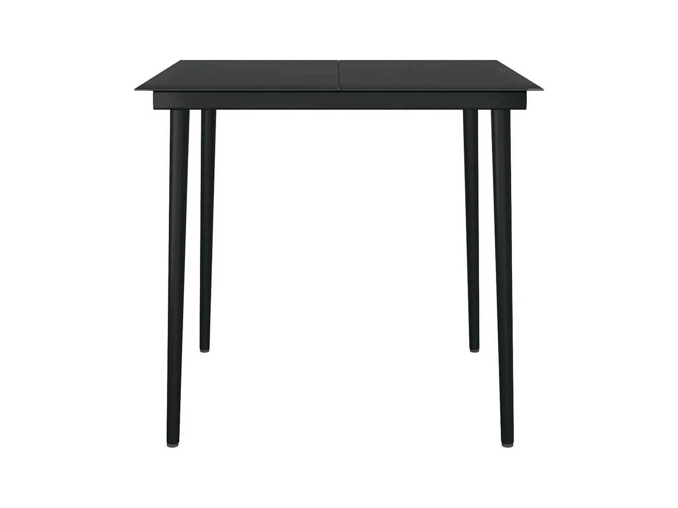 Mayra  Ensemble à manger de jardin 5 pcs Gris clair