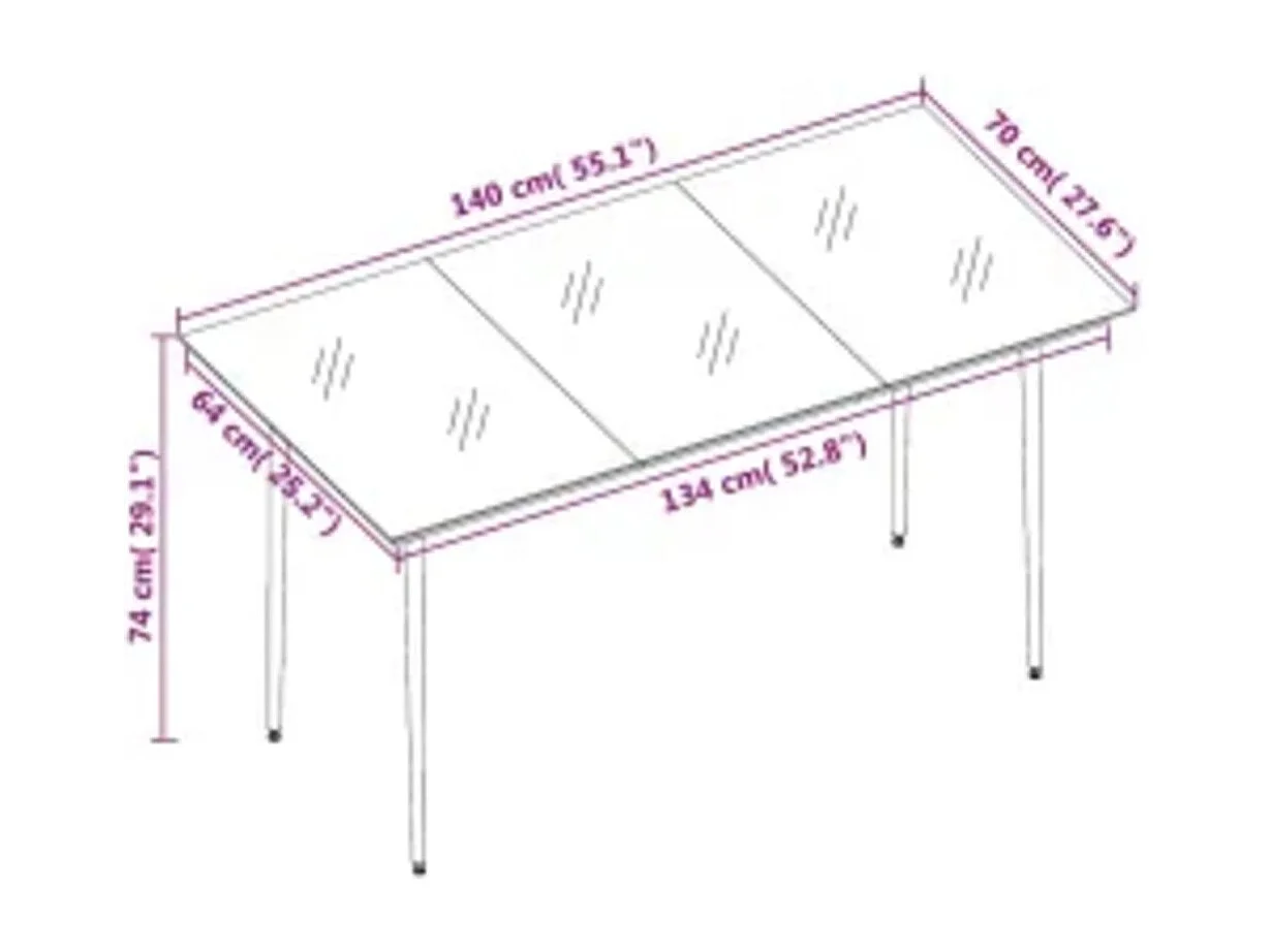 Frynjal  Ensemble à manger de jardin et coussins 5pcs Gris/noir