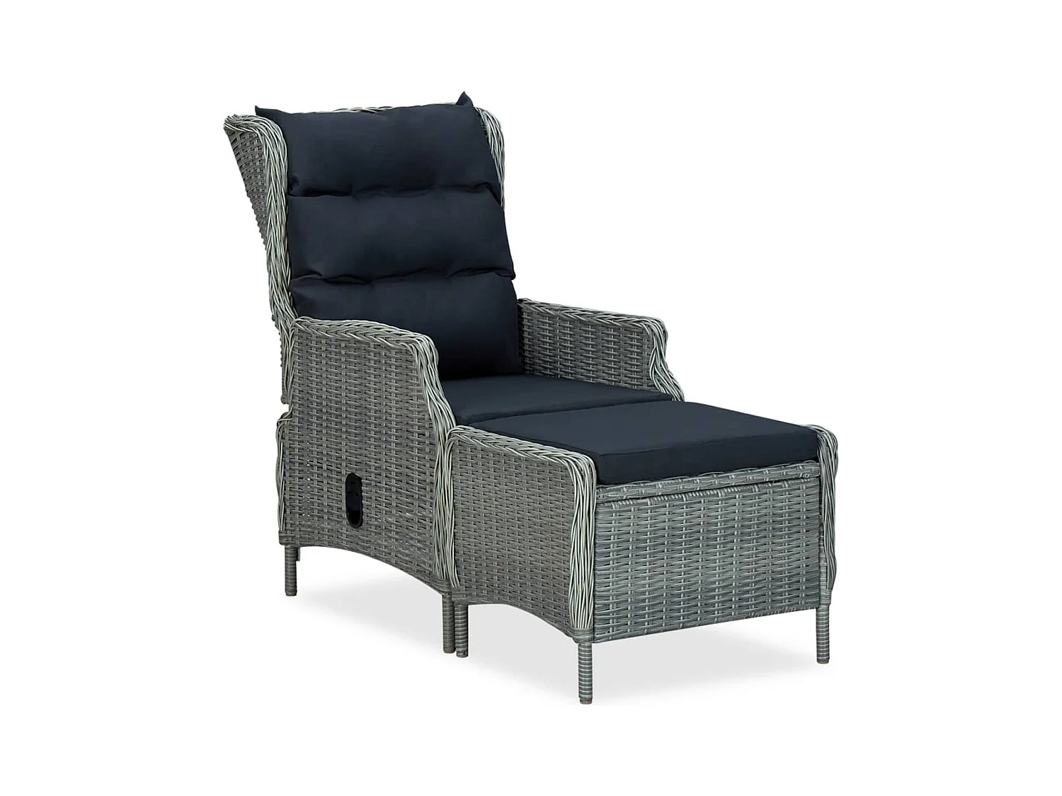 College Park  Ensemble à manger de jardin 5 pcs Gris clair