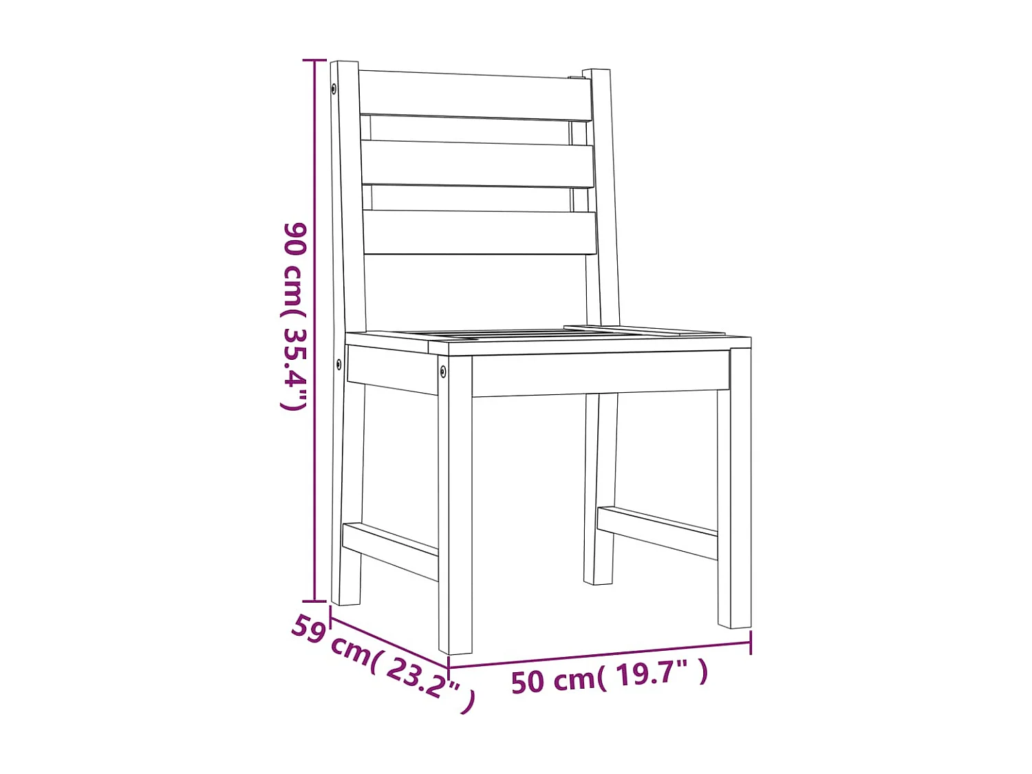 Jornin  Ensemble à manger de jardin 7 pcs Bois de teck solide