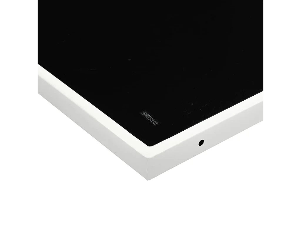 Bardstown  Ensemble à manger de jardin avec coussins 7 pcs blanc textilène