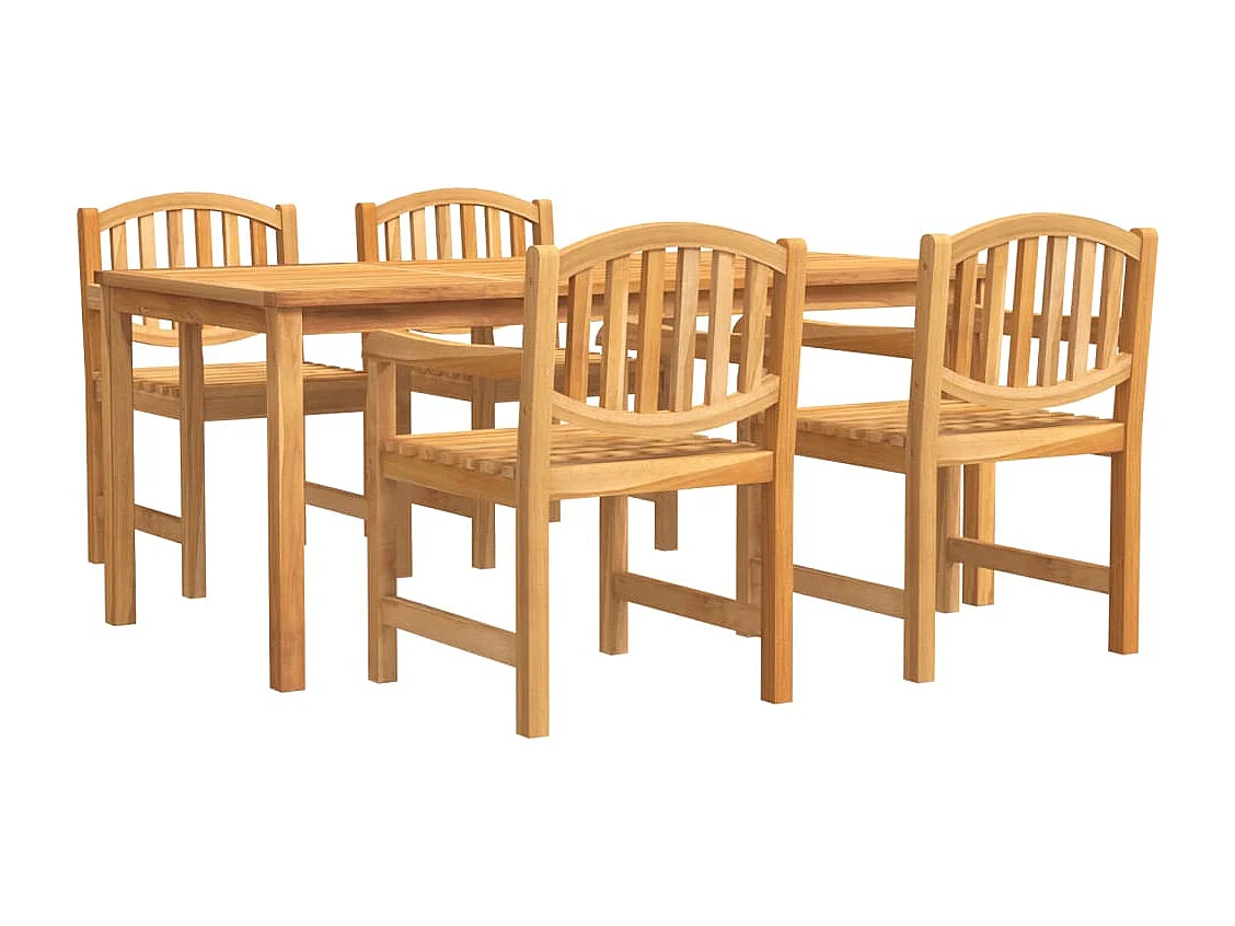 Prolenta Premium -  5-delige Tuinset massief teakhout