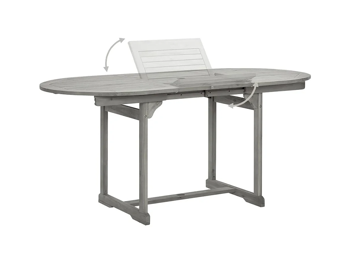 Jean-Pierre-Luc  Ensemble à manger de jardin 5 pcs Bois d'acacia massif