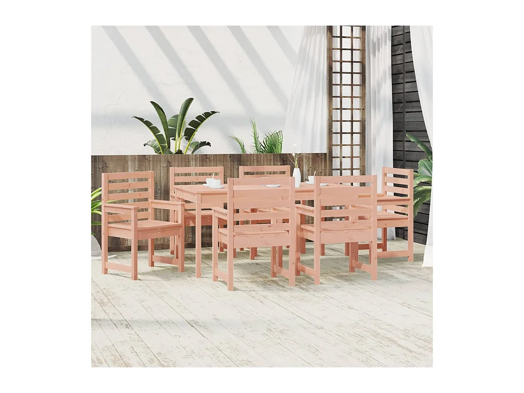 Sophie-Anaïs-Claire  7-delige Tuinset massief douglashout