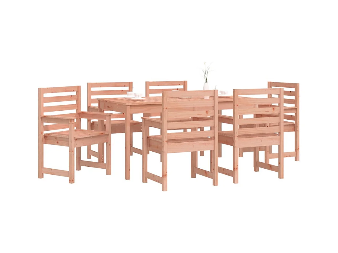 Sophie-Anaïs-Claire  7-delige Tuinset massief douglashout