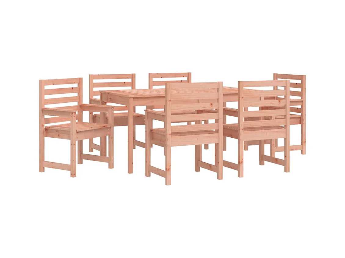 Sophie-Anaïs-Claire  7-delige Tuinset massief douglashout