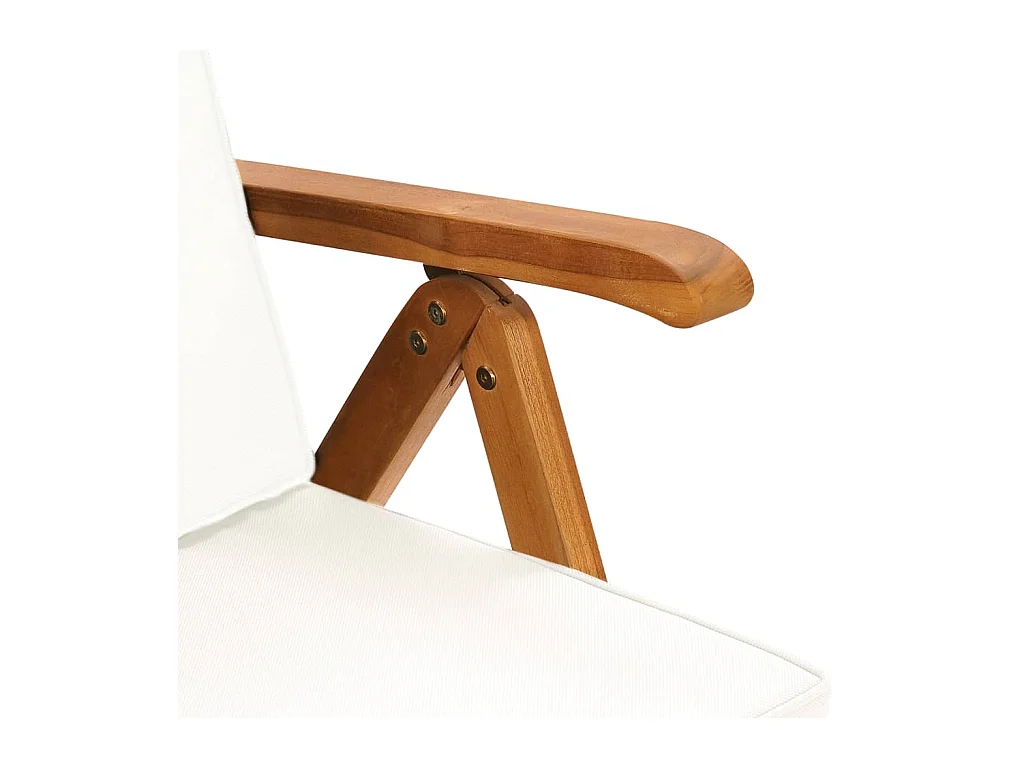 Zoran  Ensemble à manger de jardin 7 pcs coussins Bois de teck massif