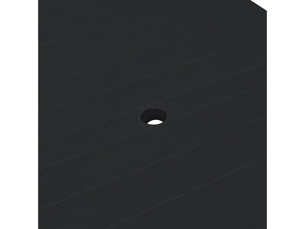 Garden Furniture -  Ensemble à manger d'extérieur 9 pcs Plastique Anthracite