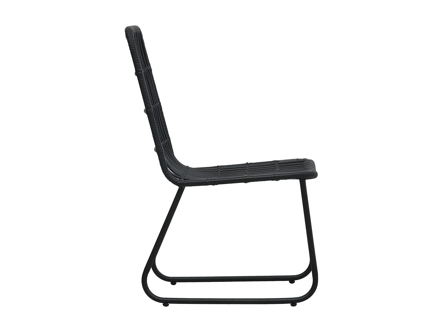 Yorktown  Ensemble à manger d'extérieur 5 pcs résine tressée et verre