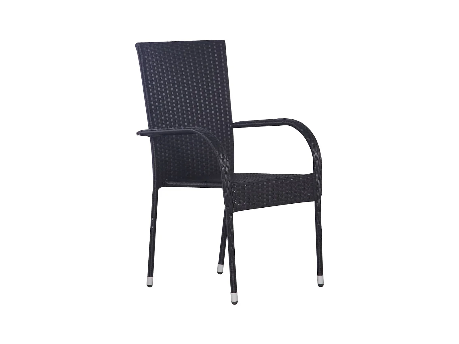 Eric Cole  Ensemble à manger de jardin 9 pcs Résine tressée Noir